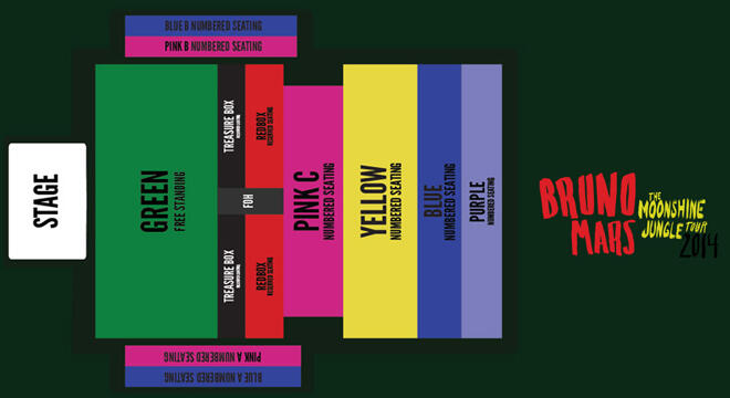 Jual Tiket Konser BRUNO MARS. March 2014