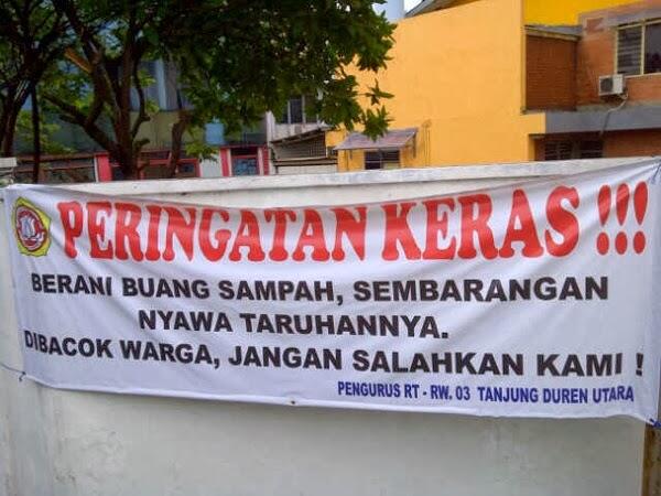 &#91;FOTO&#93; yang Suka Buang Sampah Sembarangan BACA INI....!!!