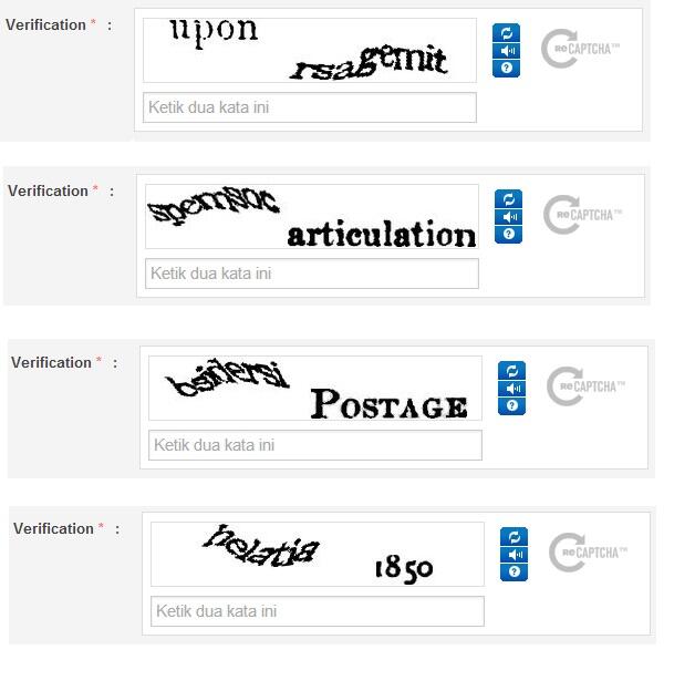 Kejadian aneh tentang captcha