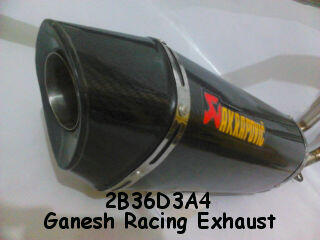 Knalpot Akrapovic Carbon Buat Ninja 250cc, CBR, Vixion, DLL