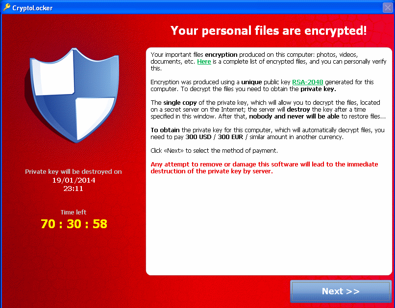 Virus Cryptolocker dan Cara Pencegahannya