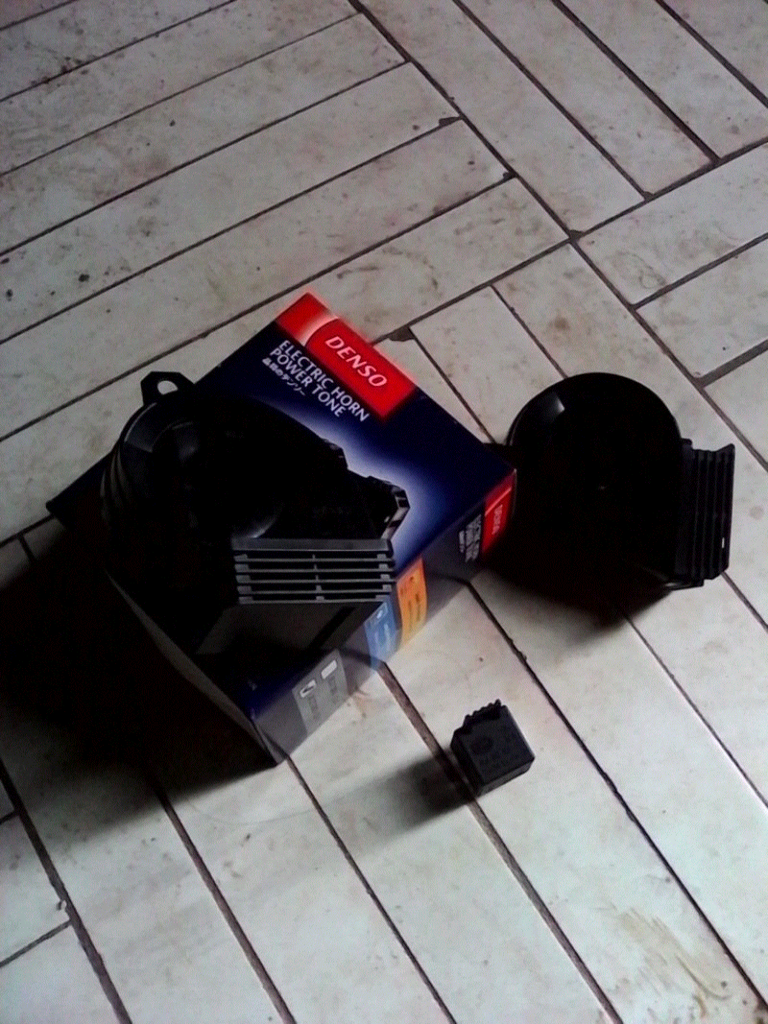 klakson denso waterproof+relay"BANDITZ GUARD"