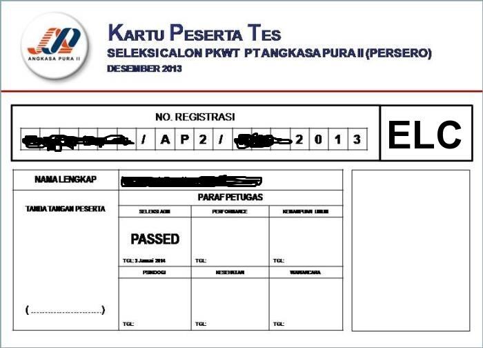 &#91;ASK&#93; Rekrutmen Seleksi Calon PKWT PT Angkasa Pura II (Persero) Periode 2013-2014