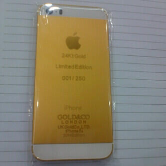 Cari Casing iphone 5G / 5S 24K limited edition  KASKUS