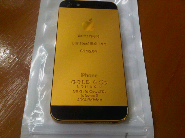 Cari Casing iphone 5G / 5S 24K limited edition  KASKUS