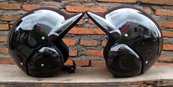 Helm Model Baseball jadul antik bwt vespa / cb