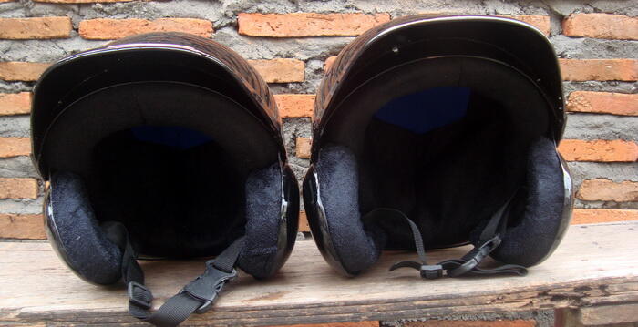 Helm Model Baseball jadul antik bwt vespa / cb
