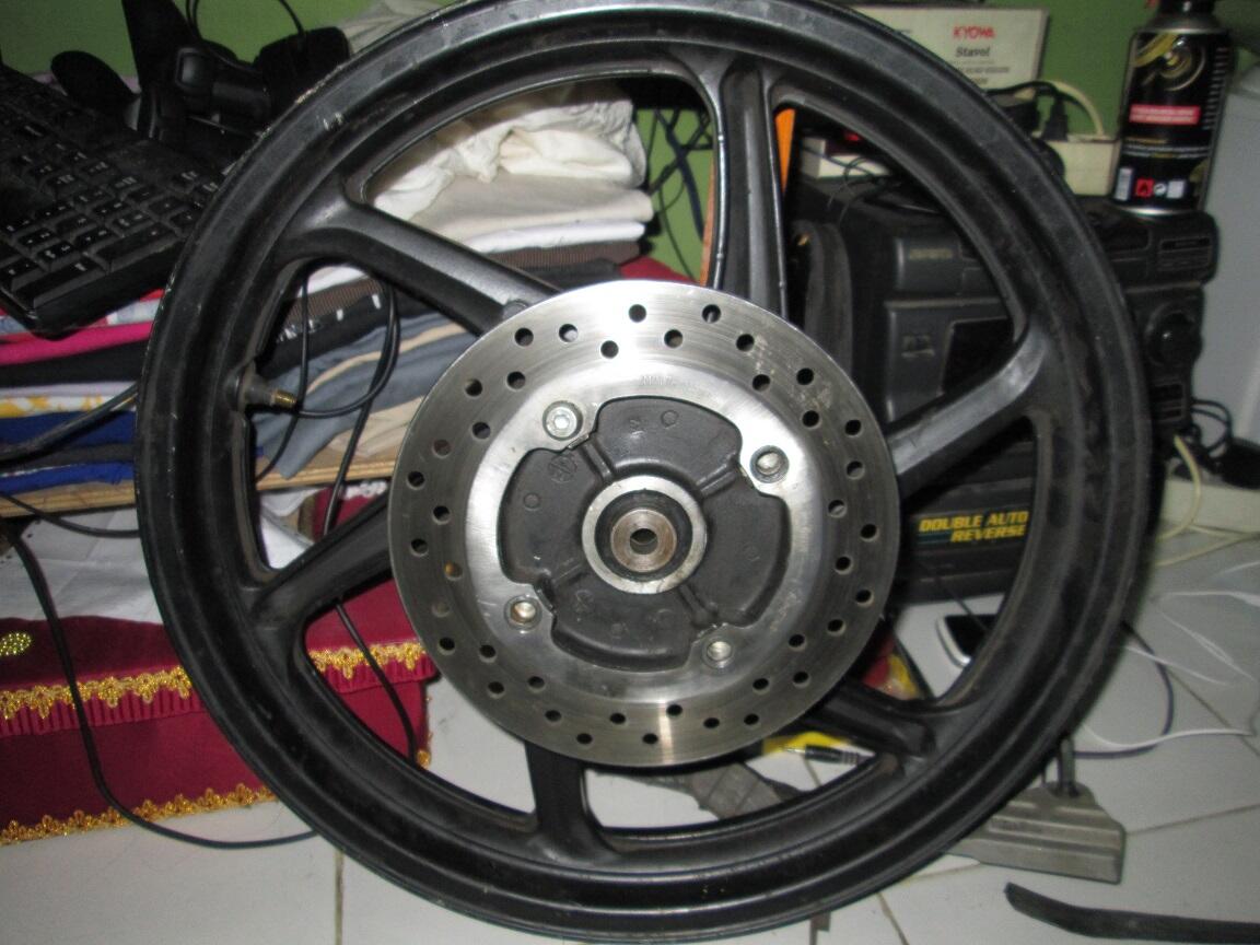 Terjual Velg NEW MEGAPRO PNP CS1 , VERZA, KOMPLIT  KASKUS