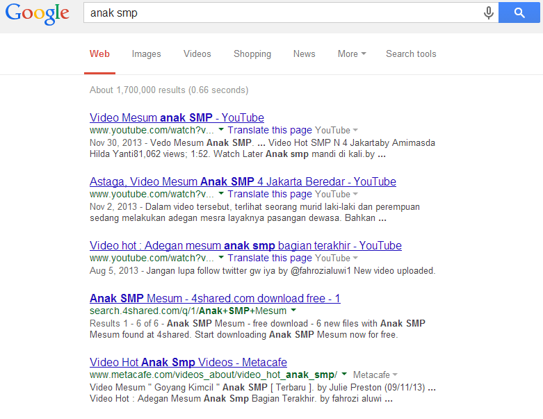google dan anak sekolah