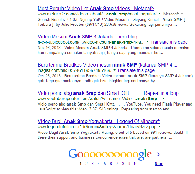 google dan anak sekolah
