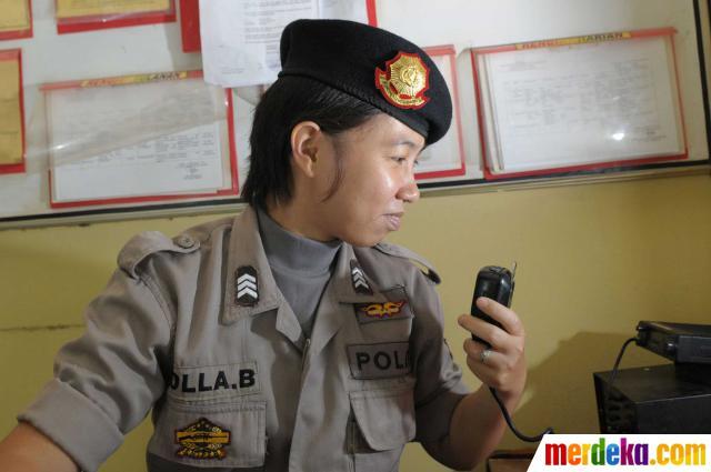 FOTO: Mengenal Brigadir Zhiang, Polwan Keturunan Tionghoa