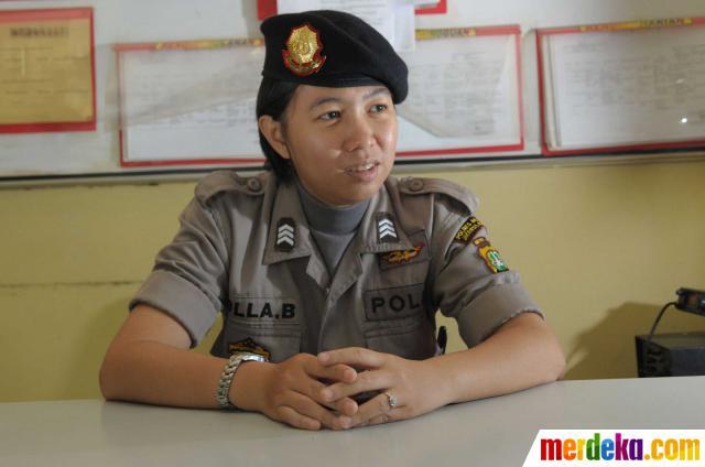 FOTO: Mengenal Brigadir Zhiang, Polwan Keturunan Tionghoa