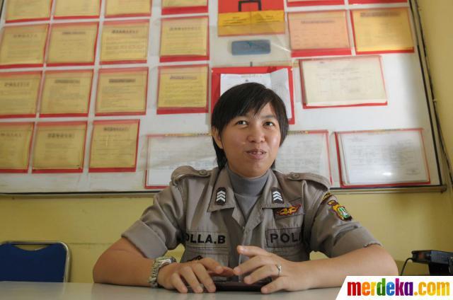 FOTO: Mengenal Brigadir Zhiang, Polwan Keturunan Tionghoa