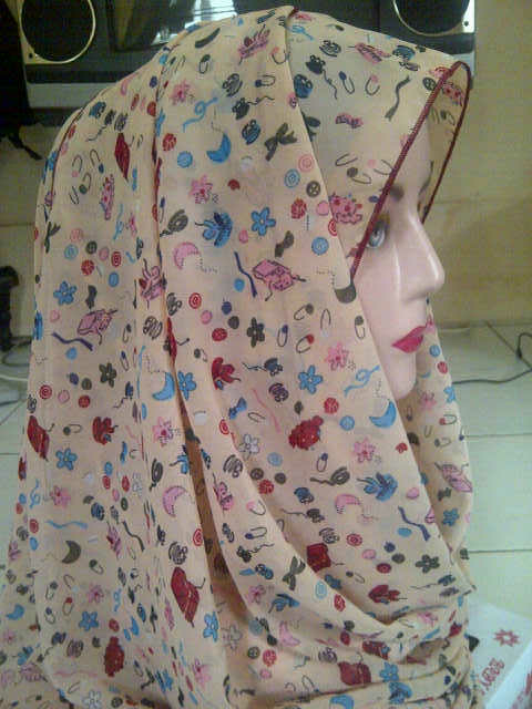 jilbab pasmina sifon