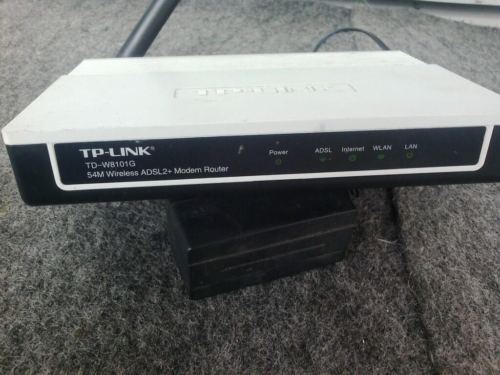 tp-link TD-W8101G 54mbps wireless WIFI adsl2+ Modem Router solo murah