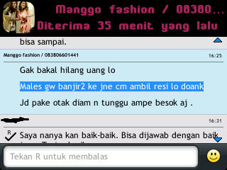 SANGAT KECEWA dengan pelayanan di MANGGO FASHION