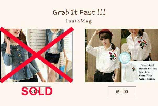 jaket jeans baju sifon, katun murah malang