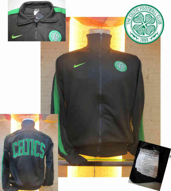 JAKET GO CELTIC GREEN AND BLACK