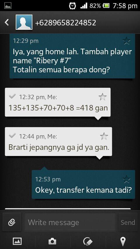 Ngakunya sih udah Transfer tapi nyatanya... :D