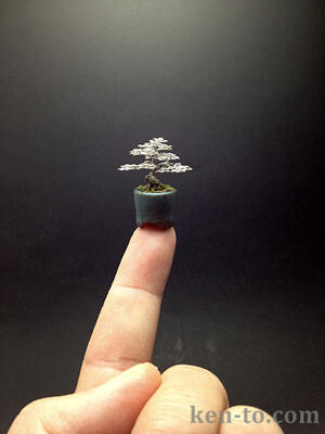 (KREATIF DAN INSPIRATIF) Hiasan Bonsai Mini Dari Kawat, Sampah Jadi Berkah.