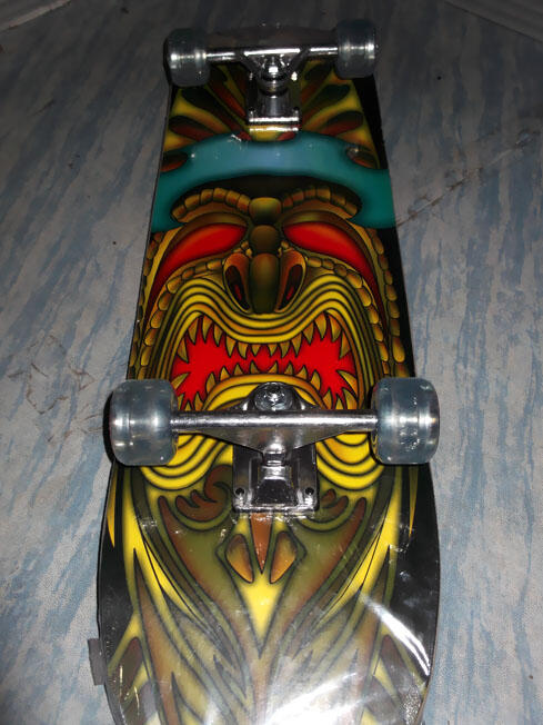 Skateboard Fullset Las Vegas Black Green Bandung