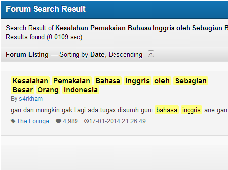 Kesalahan Pemakaian Bahasa Inggris oleh Sebagian Besar Orang Indonesia