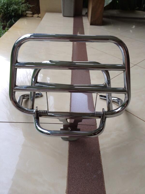 Jual backrack/rear luggage carrier vespa lx