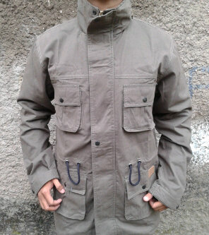 Jaket Parka bahan canvas & taslan bandung