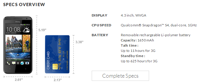 &#91;Official Lounge&#93; HTC Desire 300 Zara Mini