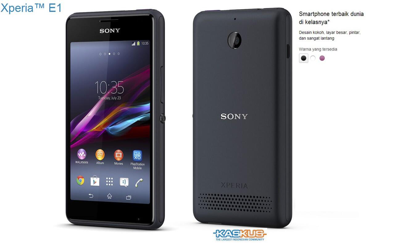 &#91;Official Thread&#93; Sony Xperia E1 &amp; E1 Dual Smartphone terbaik dunia di kelasnya