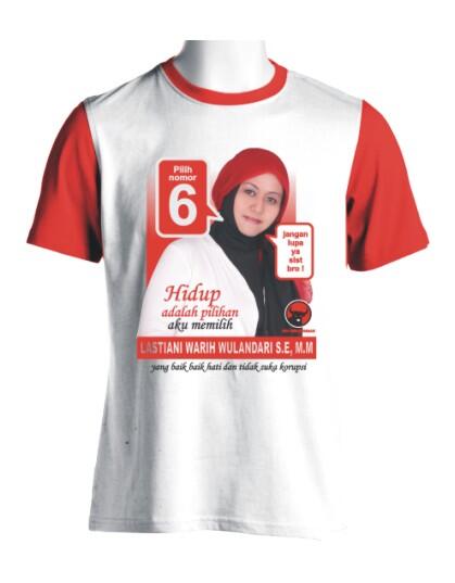 kaos partai cuma Rp.5000
