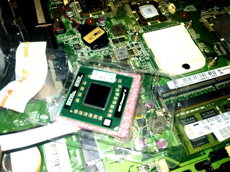 UPGRADING Laptop Tua Acer Aspire 4552 CPU ke PHENOM II N950 QUADCORE