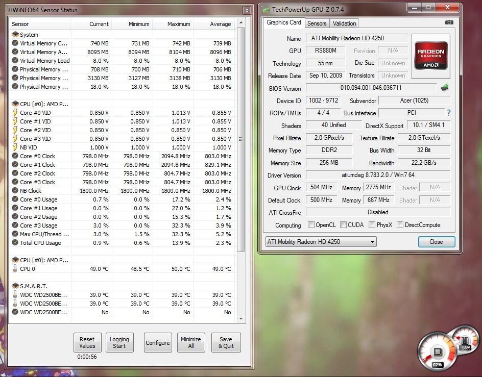 UPGRADING Laptop Tua Acer Aspire 4552 CPU ke PHENOM II N950 QUADCORE