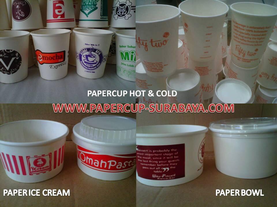 PAPER CUP - PAPER BOWL - PAPER ICE CREAM