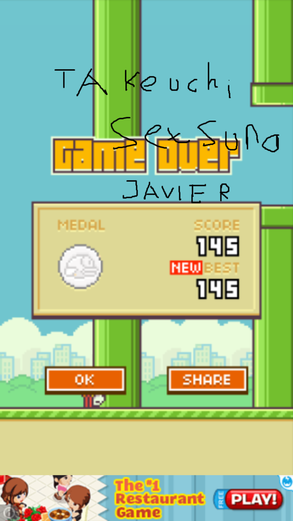 Flappy Bird game yang melatih kesabaran !!!