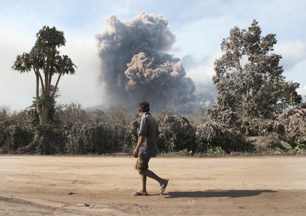 galery letusan sinabung