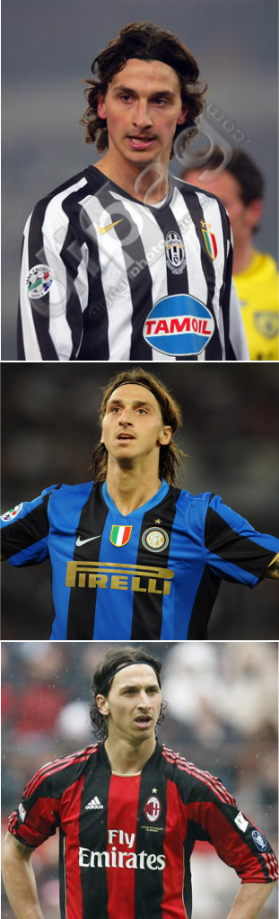 Pemain Sepak Bola Yang Pernah Membela AC Milan, Inter Milan &amp; Juventus .