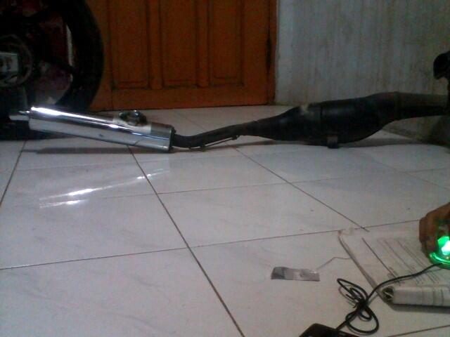 knalpot ninja rr (standarnya)