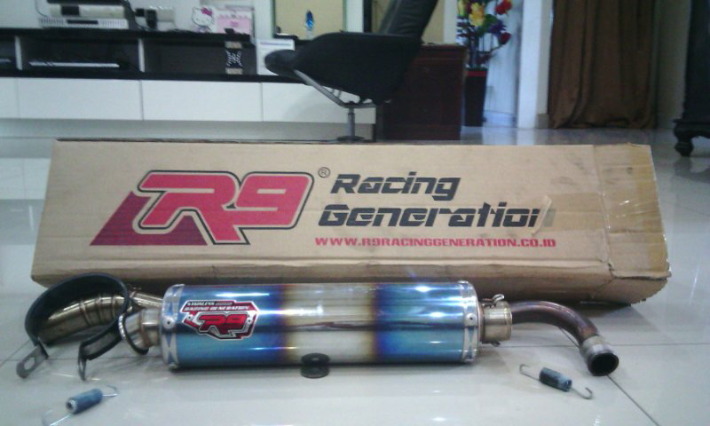 Knalpot R9 new version for jupiter Z