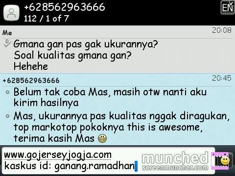 Testimoni ane selama jualan ID Kaskus: ganang.ramadhan (www.gojerseyjogja.com)