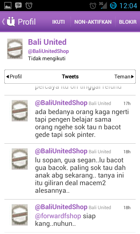 kecewa sama @baliunitedshop