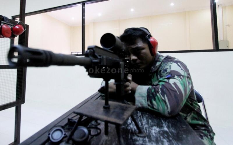 (foto) Pasukan Katak Latihan Menembak Khusus Sniper