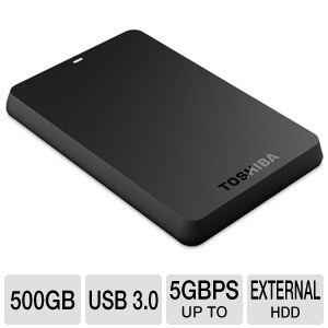WTS WTT HDD External Toshiba Canvio Basic USB 3.0 500GB Black Mulus Cimahi Bandung