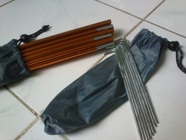 Tenda Outdoor Ultralight, 2-3 person. Frame alloy