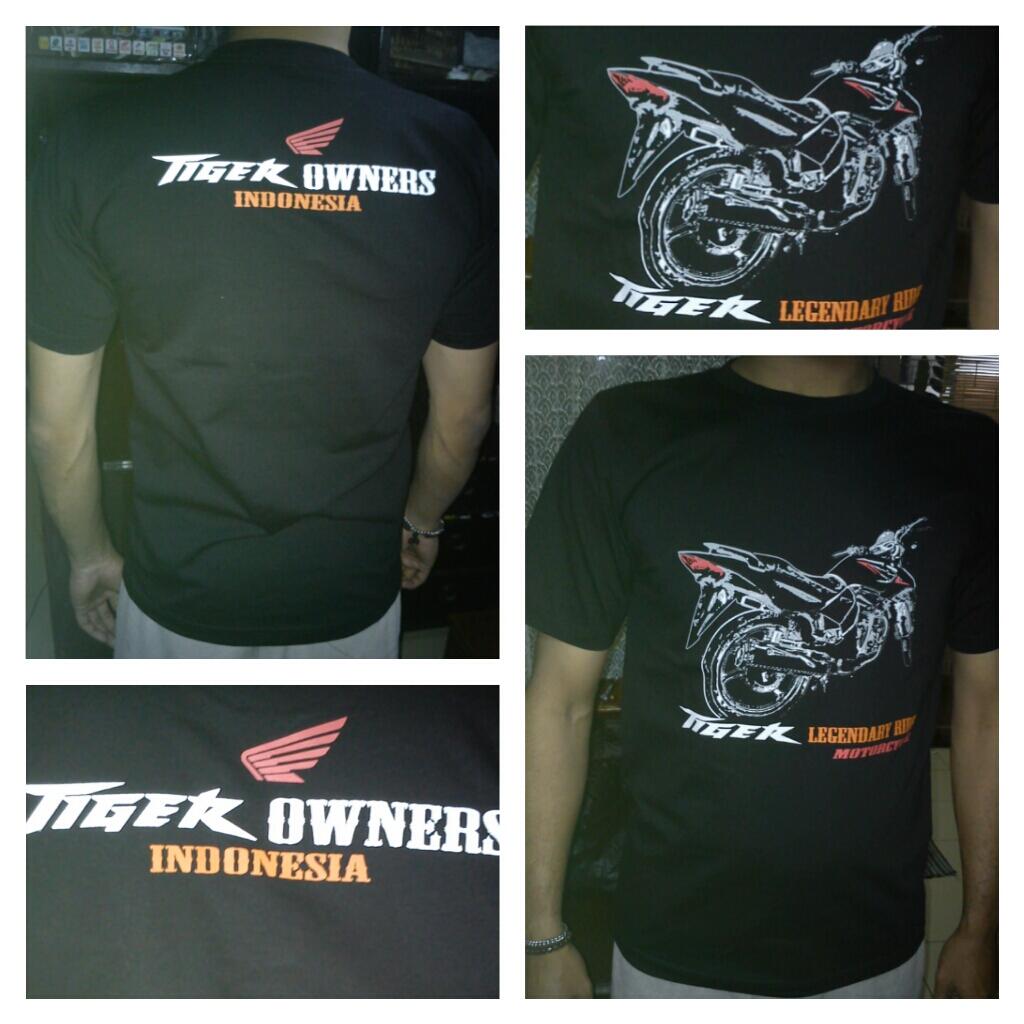 Jual KAOS BIKER TIGER Bandung