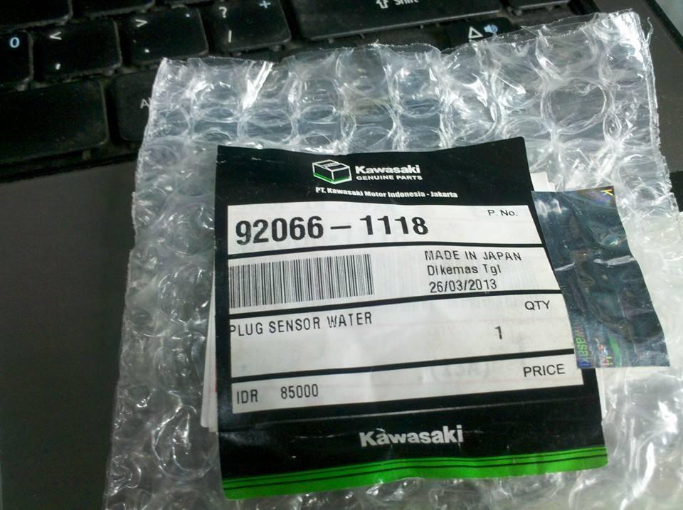 sparepart kawasaki ninja ori gajadi pakai, jogja, solo, yogyakarta