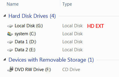&#91; HELP &#93; Hd External Trouble