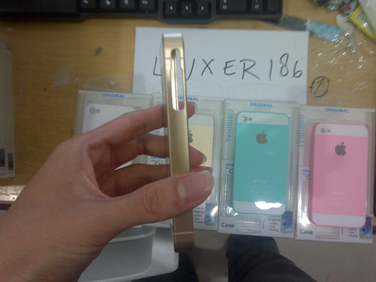 HARDCASE CASING BUMPER IPHONE4/4S,5/5S GOLD,BLACK,SILVER,WHITE NEO HYBRID ORIGINAL