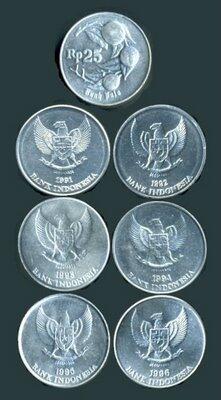 Uang uang logam di indonesia sejak 1952 !!!!!