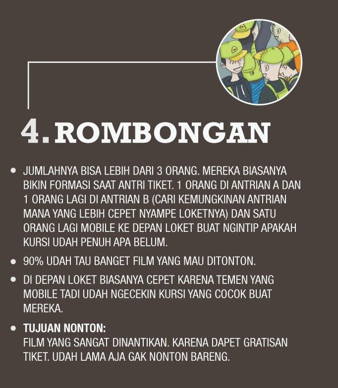 5 Macam Type Orang Saat Antri Tiket Bioskop